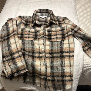 BB Dakota Multicolor Plaid Shirt Jacket
